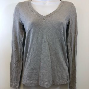 J Crew Top Women’s Cotton Gray Long Sleeve Shirt S